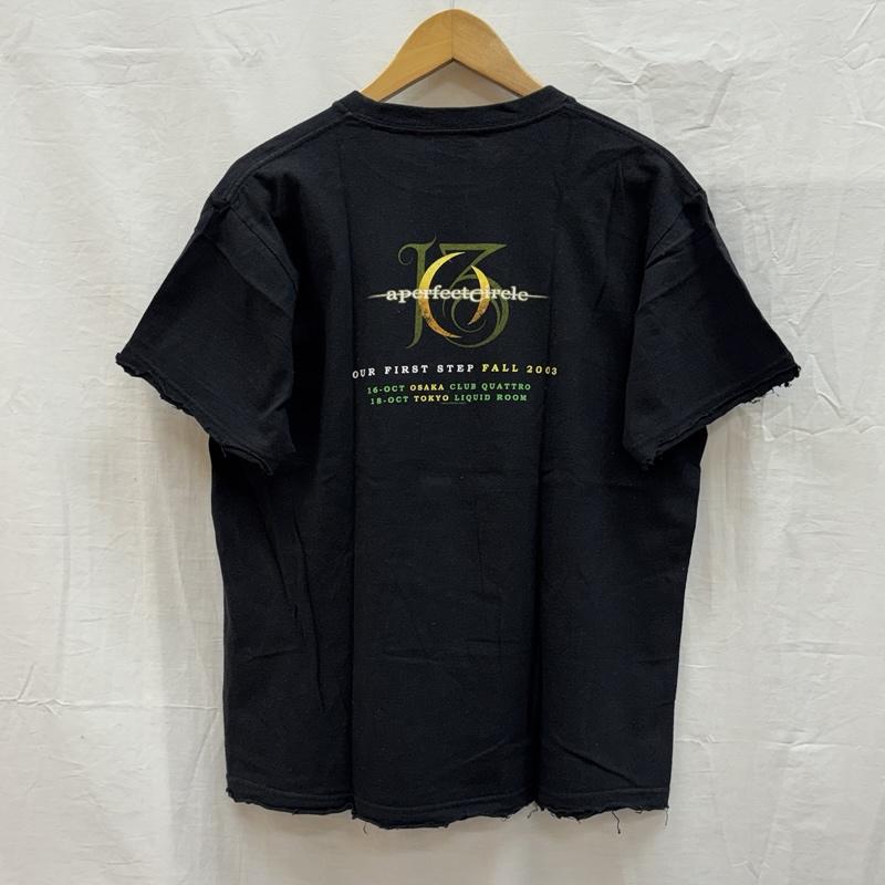 古着 USED Tシャツ 半袖 SHOOT 2003年 A Perfect Circle ツアー バンド Tシャツ 2000年代 00s M 黒 / ブラック / black メンズ USED 古着 中古 50155975