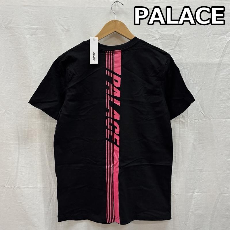パレス PALACE Tシャツ 半袖 Line Stripe ライン ストライプ ロゴ クルーネック 半袖 Tシャツ M 黒 / ブラック / black メンズ USED 古着 中古 50155976