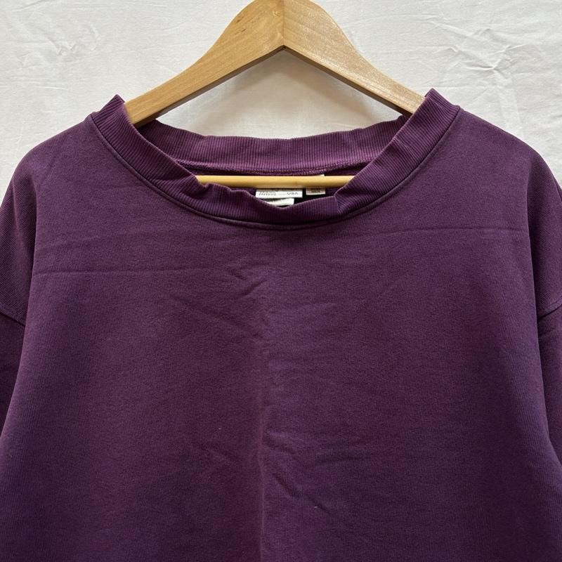 グラミチ GRAMICCI トレーナー 長袖 2000年代 00s USA製 ダック エルボーパッチ オーバーサイズ トレーナー L 紫 / パープル / purple メンズ USED 古着 中古 50155978