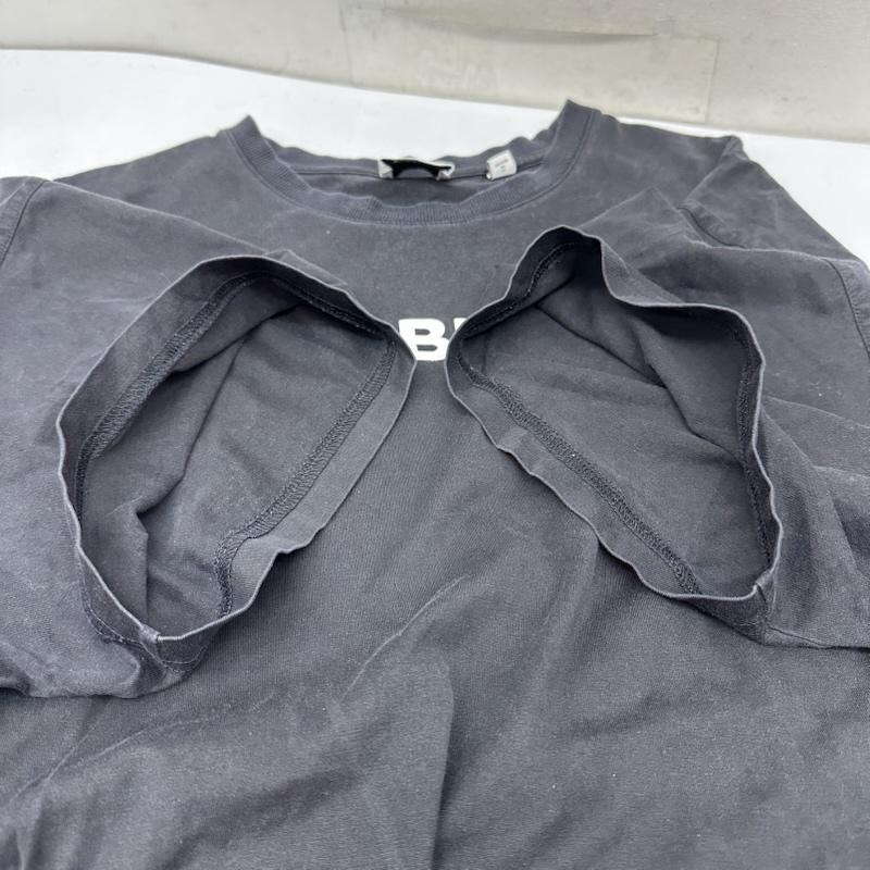 バーバリー BURBERRY Tシャツ 半袖 ロゴ プリント クルーネック Tシャツ 8055307 XL 黒 / ブラック / black メンズ USED 古着 中古 50155985