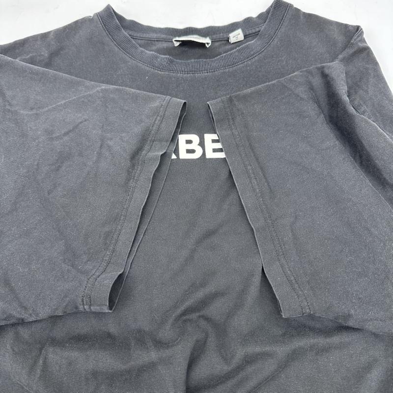 バーバリー BURBERRY Tシャツ 半袖 ロゴ プリント クルーネック Tシャツ 8055307 XL 黒 / ブラック / black メンズ USED 古着 中古 50155985