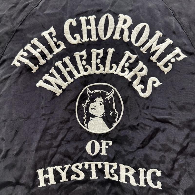 ヒステリックグラマー HYSTERIC GLAMOUR ジャケット、上着 ジャンパー、ブルゾン レーヨン リバーシブル スカジャン 4AB-1941 S 黒 / ブラック / black メンズ USED 古着 中古 50155987