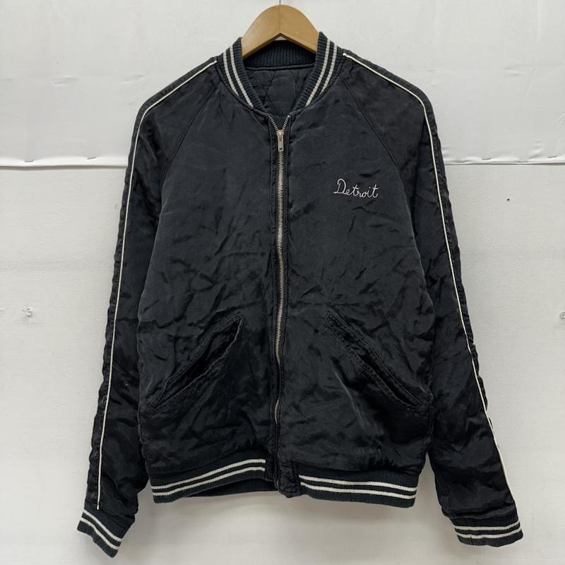 ヒステリックグラマー HYSTERIC GLAMOUR ジャケット、上着 ジャンパー、ブルゾン レーヨン リバーシブル スカジャン 4AB-1941 S 黒 / ブラック / black メンズ USED 古着 中古 50155987