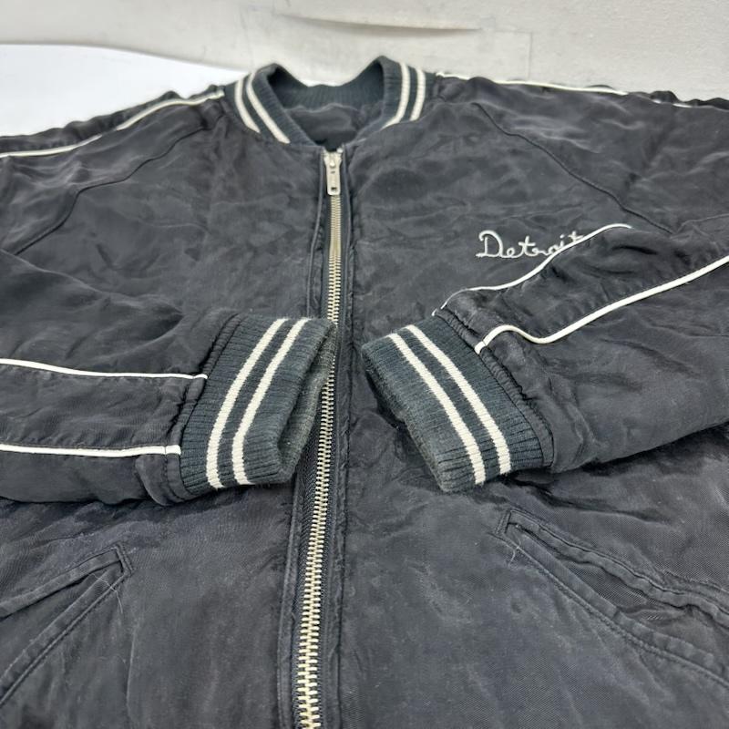 ヒステリックグラマー HYSTERIC GLAMOUR ジャケット、上着 ジャンパー、ブルゾン レーヨン リバーシブル スカジャン 4AB-1941 S 黒 / ブラック / black メンズ USED 古着 中古 50155987