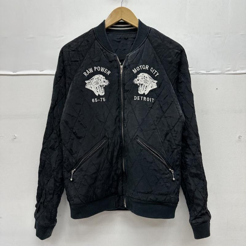 ヒステリックグラマー HYSTERIC GLAMOUR ジャケット、上着 ジャンパー、ブルゾン レーヨン リバーシブル スカジャン 4AB-1941 S 黒 / ブラック / black メンズ USED 古着 中古 50155987