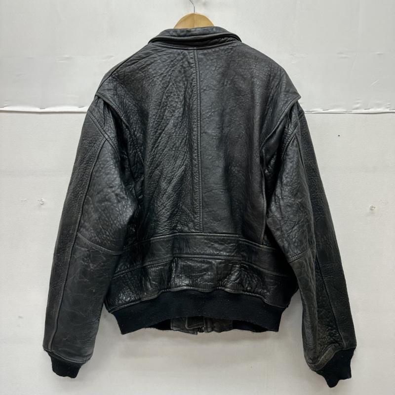 アヴィレックス AVIREX ジャケット、上着 レザージャケット 80s 90s G-2 フライト レザー ジャケット L 黒 / ブラック / black メンズ USED 古着 中古 50155989