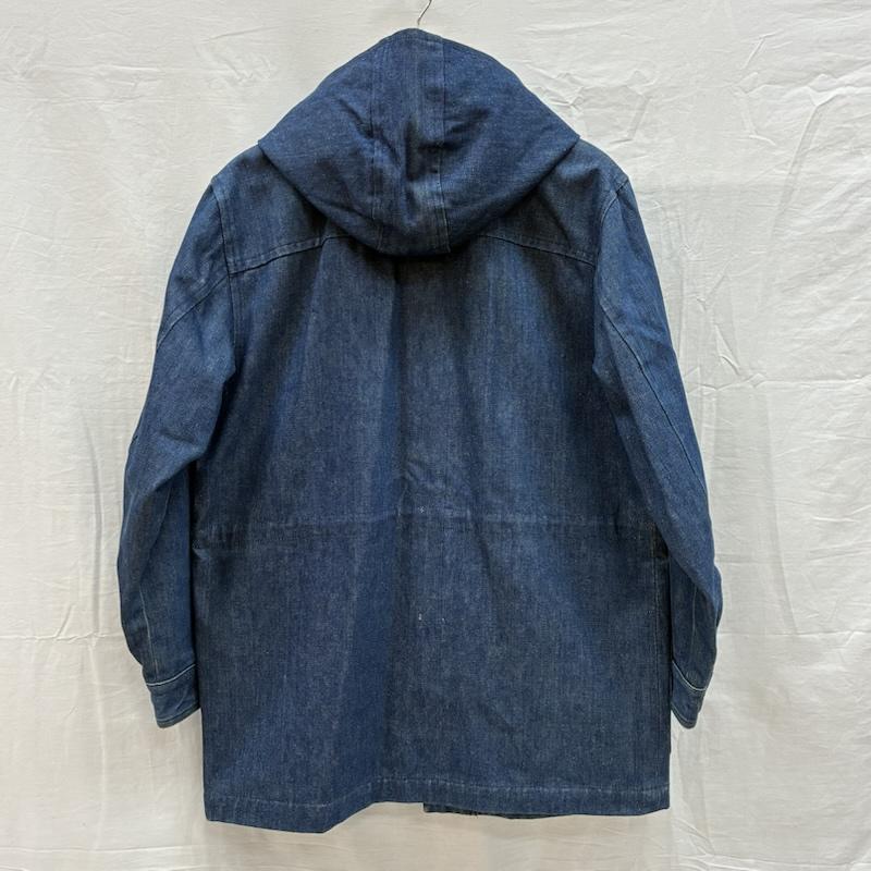 ラングラー Wrangler ジャケット、上着 ジャンパー、ブルゾン sedgefield 70s 80s チェック ライナー デニム ジャケット フーデッド カバーオール パーカー M チェック X ワンポイント X ロゴ、文字 インディゴ / インディゴ / Indigo メンズ USED 古着 中古 50155994
