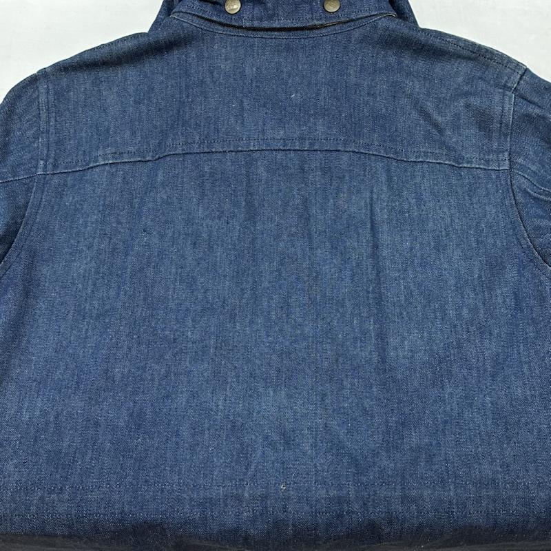 ラングラー Wrangler ジャケット、上着 ジャンパー、ブルゾン sedgefield 70s 80s チェック ライナー デニム ジャケット フーデッド カバーオール パーカー M チェック X ワンポイント X ロゴ、文字 インディゴ / インディゴ / Indigo メンズ USED 古着 中古 50155994