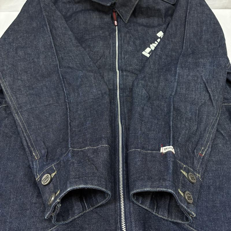 エコーアンリミテッド ECKOUNLTD ジャケット、上着 ジャンパー、ブルゾン 90s 00s ジップアップ デニムジャケット ビッグサイズ オールド アーカイブ XL ロゴ、文字 インディゴ / インディゴ / Indigo メンズ USED 古着 中古 50156000