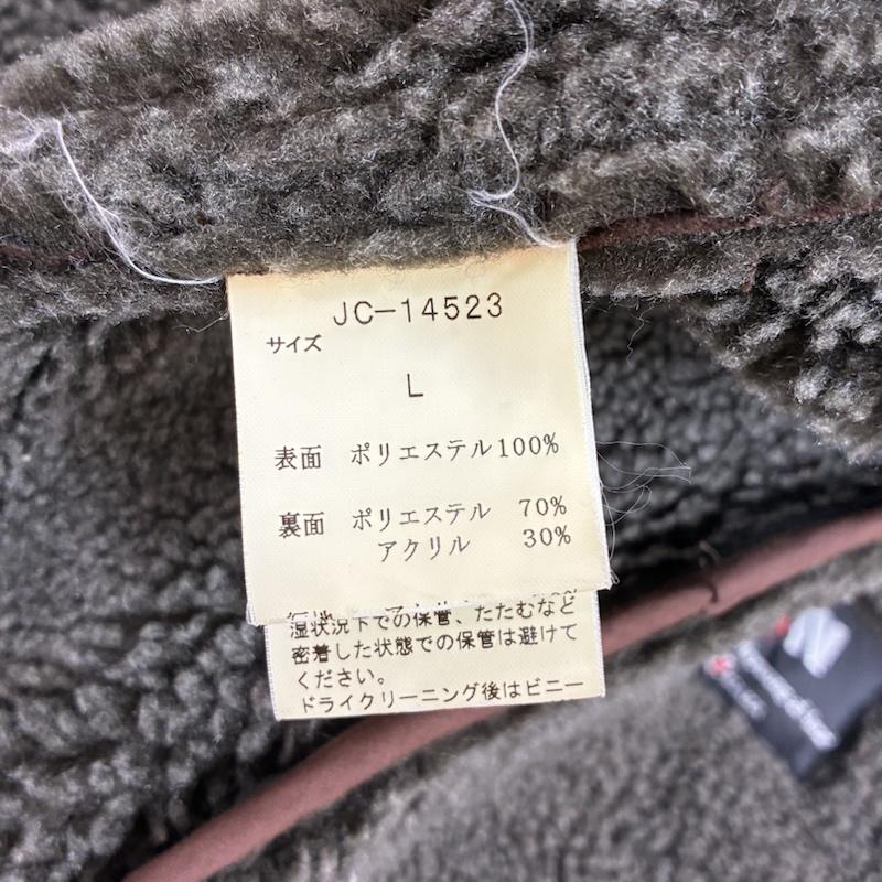 バン VAN ジャケット、上着 ジャンパー、ブルゾン 裏ボア フリース フェイク スエード コーデュロイ ジップアップ ブルゾン JC-14523 L 茶 / ブラウン / brown メンズ USED 古着 中古 50156003