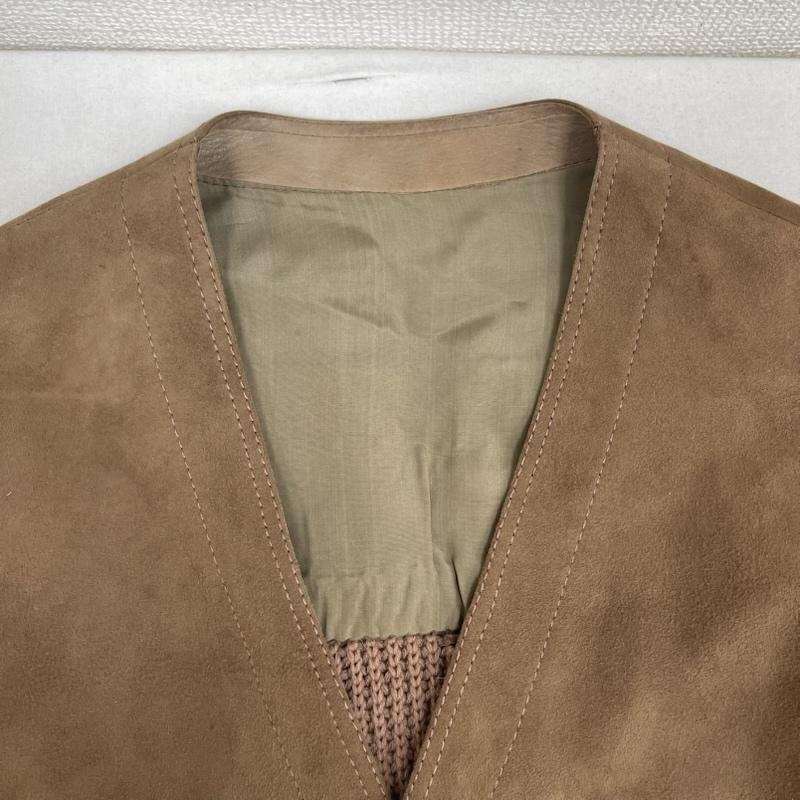古着 USED ジャケット、上着 ジャケット、ブレザー ヴィンテージ スエード 切り替え カーディガン ジャケット 茶 / ブラウン / brown メンズ USED 古着 中古 50156019
