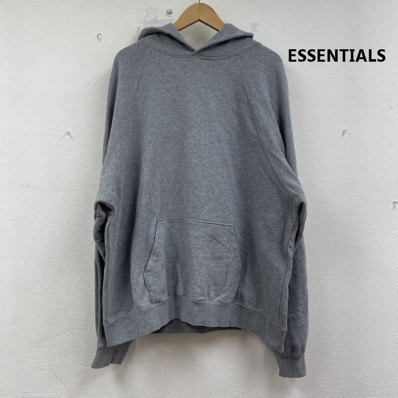 エッセンシャルズ ESSENTIALS パーカー 長袖 FOG プルオーバー スウェット パーカー L 灰 / グレー / gray メンズ USED 古着 中古 50156023