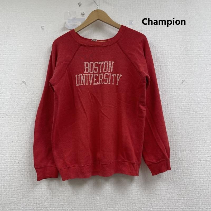 チャンピオン Champion トレーナー 長袖 80s USA製 ヴィンテージ トリコタグ スウェット トレーナー L 赤 / レッド / red メンズ USED 古着 中古 50156026