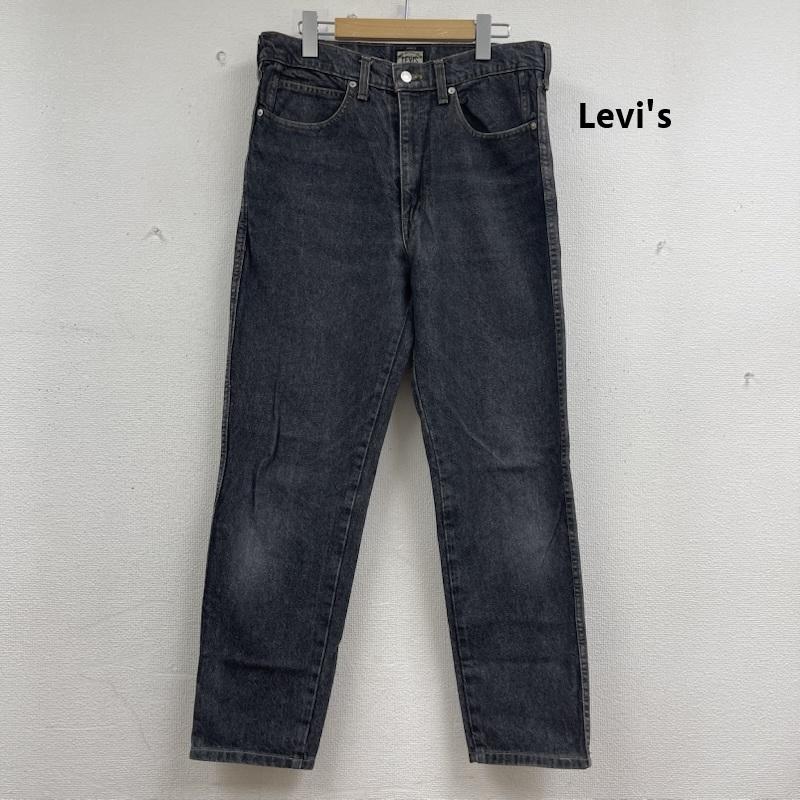 リーバイス Levi s パンツ デニム、ジーンズ 日本製 ボタン裏 j02 ブラック デニム パンツ 635-54 33インチ 黒 / ブラック / black メンズ USED 古着 中古 50156037