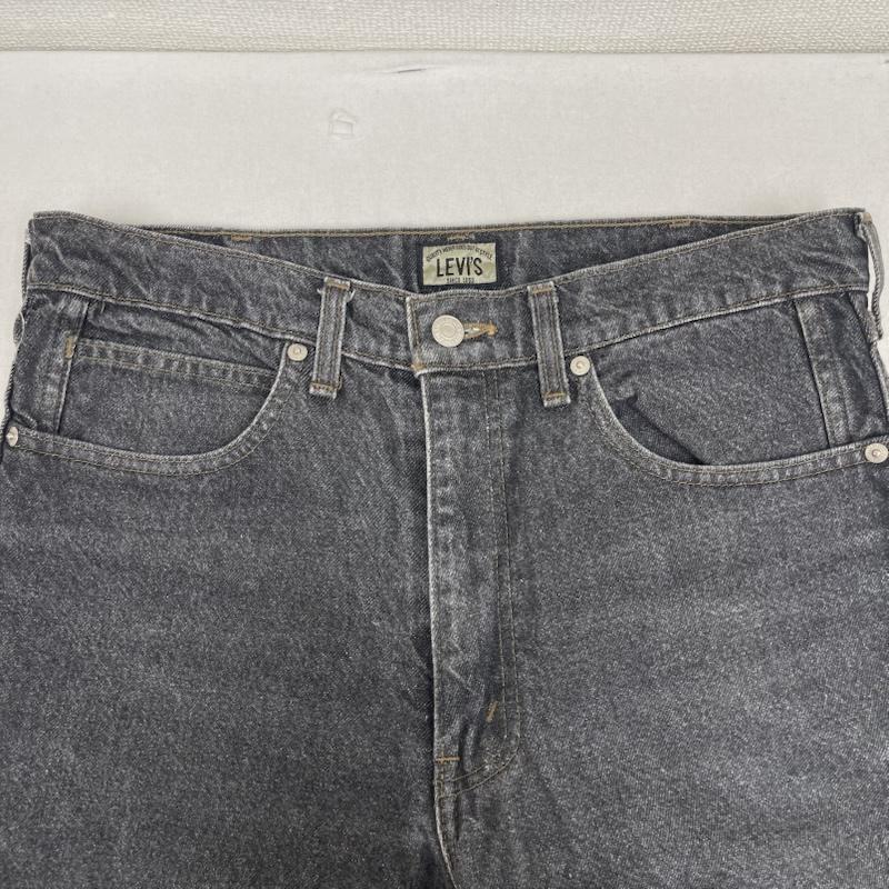 リーバイス Levi s パンツ デニム、ジーンズ 日本製 ボタン裏 j02 ブラック デニム パンツ 635-54 33インチ 黒 / ブラック / black メンズ USED 古着 中古 50156037