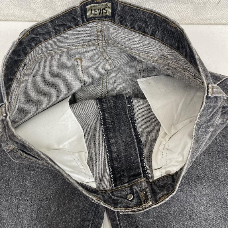 リーバイス Levi s パンツ デニム、ジーンズ 日本製 ボタン裏 j02 ブラック デニム パンツ 635-54 33インチ 黒 / ブラック / black メンズ USED 古着 中古 50156037