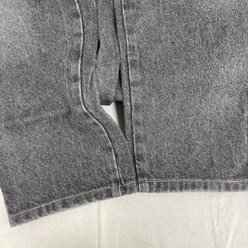 リーバイス Levi s パンツ デニム、ジーンズ 日本製 ボタン裏 j02 ブラック デニム パンツ 635-54 33インチ 黒 / ブラック / black メンズ USED 古着 中古 50156037