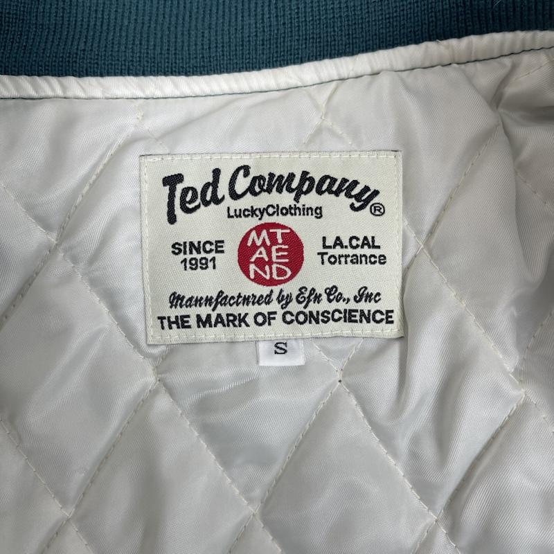 テッドマン TEDMAN ジャケット、上着 ジャンパー、ブルゾン サテン スタジアム 中綿 ジャケット TBBJ-040 S 緑 / グリーン / green メンズ USED 古着 中古 50156045
