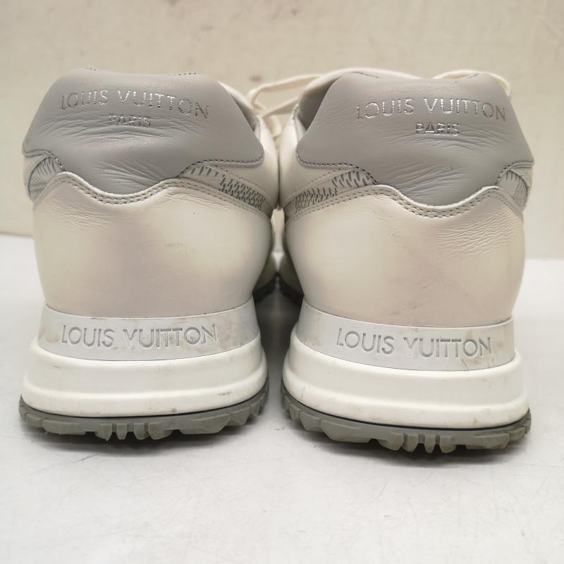 ルイヴィトン LOUIS VUITTON スニーカー スニーカー ダミエ エンボス ランアウェイ ライン スニーカー 1ACW26 UK：9 白 / ホワイト / white メンズ USED 古着 中古 50156049