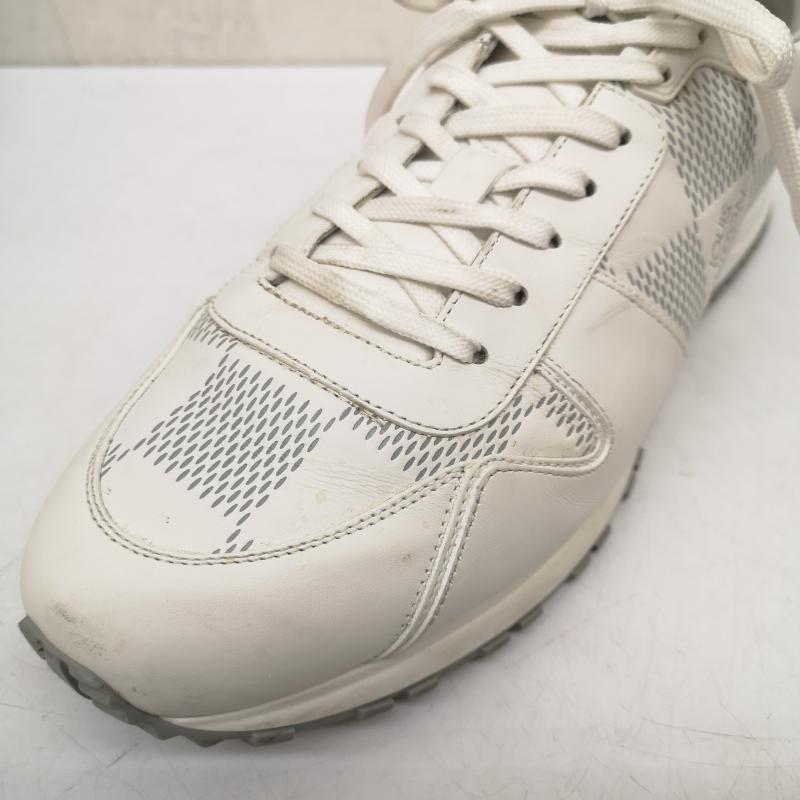 ルイヴィトン LOUIS VUITTON スニーカー スニーカー ダミエ エンボス ランアウェイ ライン スニーカー 1ACW26 UK：9 白 / ホワイト / white メンズ USED 古着 中古 50156049