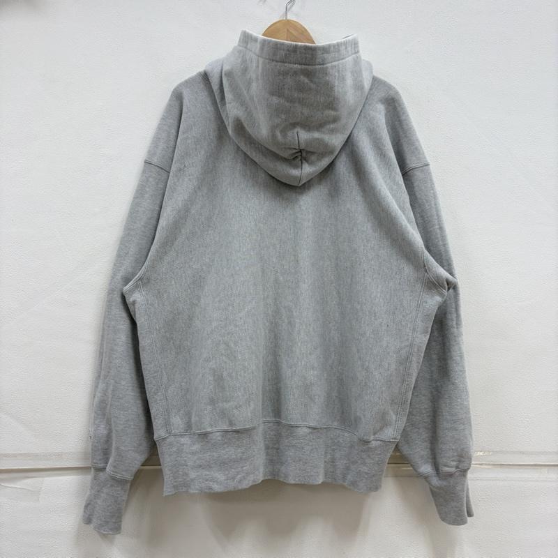 チャンピオン Champion パーカー 長袖 REVERSE WEAVE リバースウィーブ グラフィック プリント フーディー パーカー メキシコ製 XL ロゴ、文字 X プリント 灰 / グレー / gray X 黄緑 / イエローグリーン / X 白 / ホワイト / white X 黒 / ブラック / black メンズ USED 古着 中古 50156058