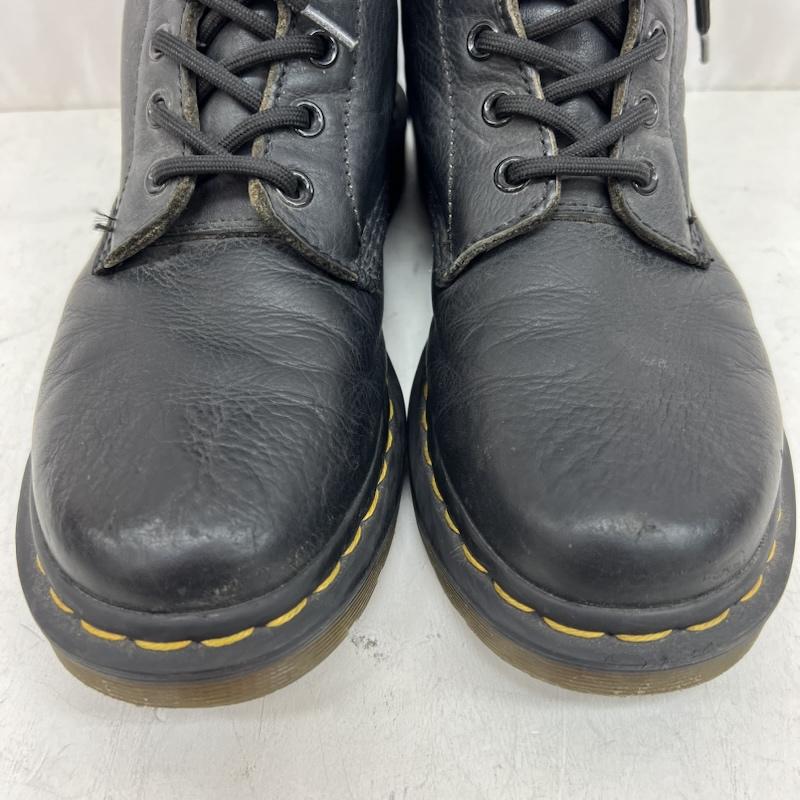 ドクターマーチン Dr.Martens ブーツ 一般 PASCAL 8ホール レザー レースアップブーツ UK：6 黒 / ブラック / black レディース USED 古着 中古 50156066