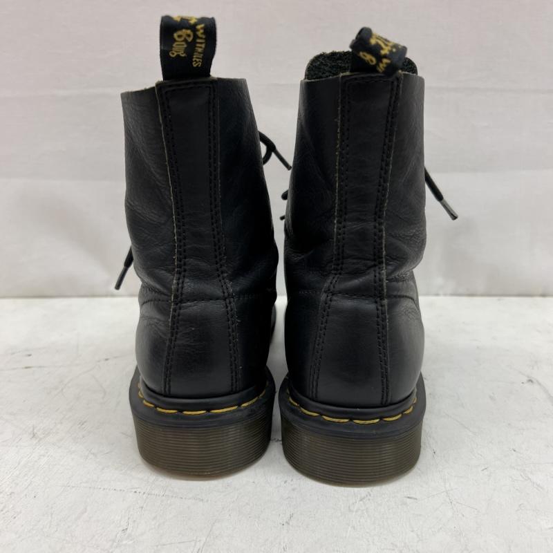 ドクターマーチン Dr.Martens ブーツ 一般 PASCAL 8ホール レザー レースアップブーツ UK：6 黒 / ブラック / black レディース USED 古着 中古 50156066