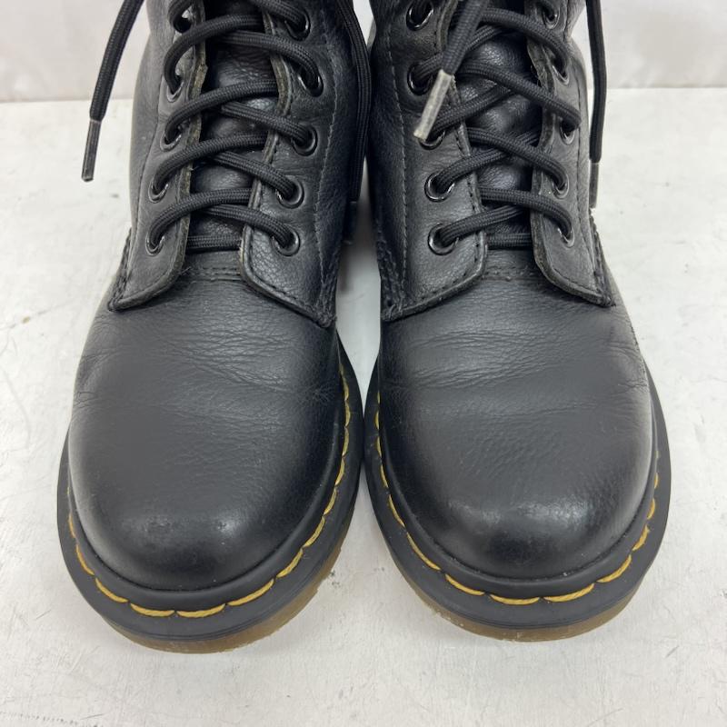 ドクターマーチン Dr.Martens ブーツ 一般 PASCAL 8ホール レザー レースアップブーツ UK：4 黒 / ブラック / black レディース USED 古着 中古 50156068