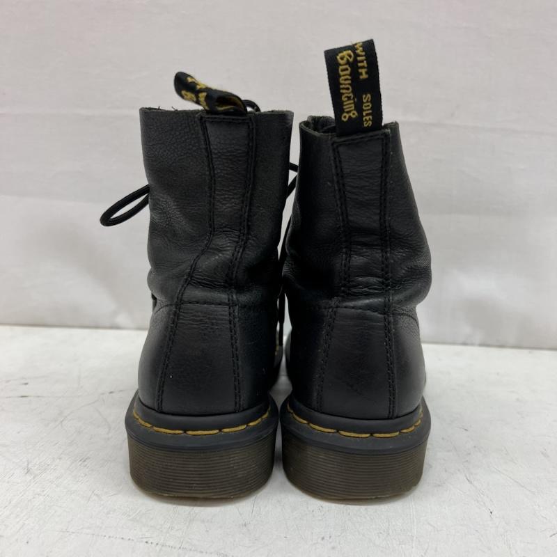 ドクターマーチン Dr.Martens ブーツ 一般 PASCAL 8ホール レザー レースアップブーツ UK：4 黒 / ブラック / black レディース USED 古着 中古 50156068
