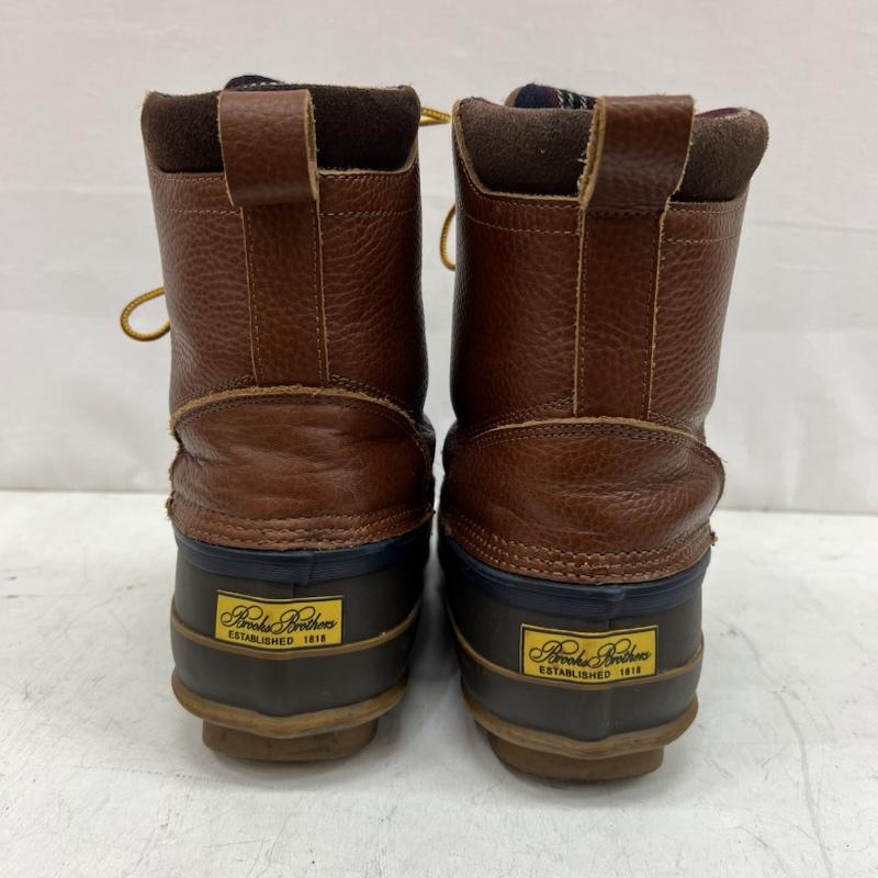 ブルックス ブラザーズ BROOKS BROTHERS ブーツ 一般 レザー ダックブーツ US：10 茶 / ブラウン / brown メンズ USED 古着 中古 50156075
