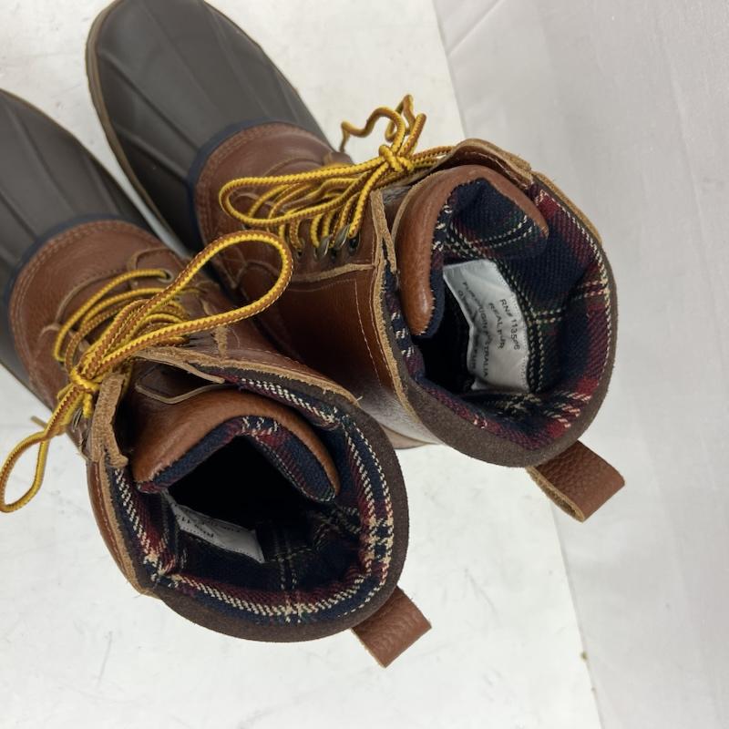 ブルックス ブラザーズ BROOKS BROTHERS ブーツ 一般 レザー ダックブーツ US：10 茶 / ブラウン / brown メンズ USED 古着 中古 50156075