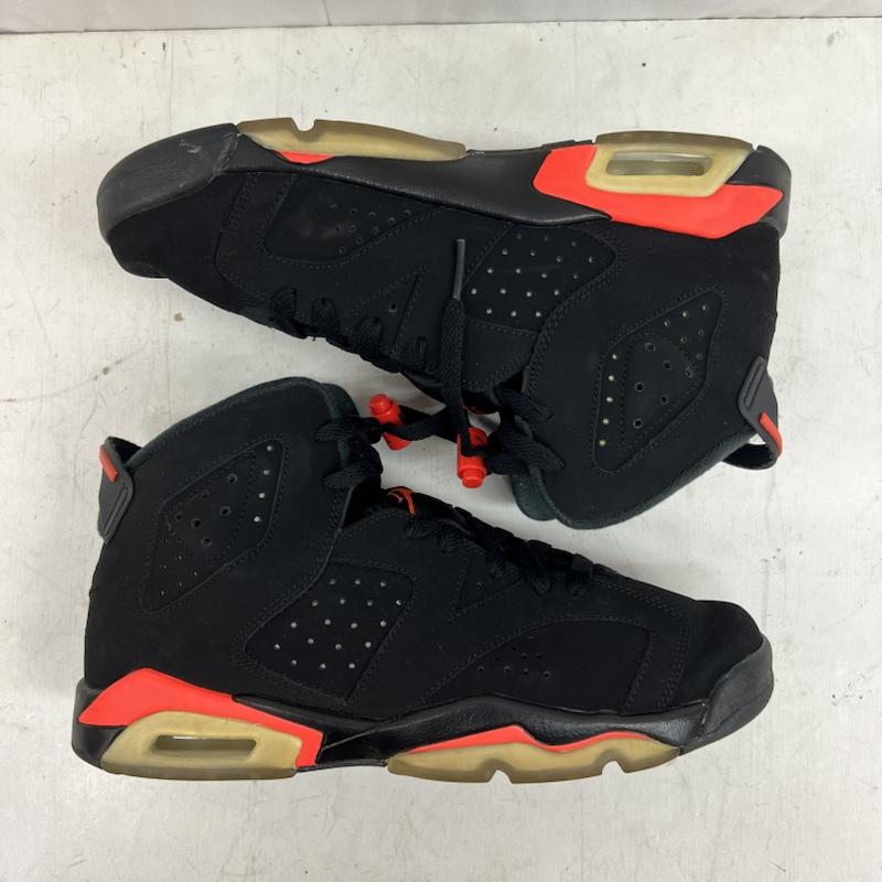 ナイキ NIKE スニーカー スニーカー AIR JORDAN 6 RETRO GS BLACK INFRARED 384665-060 エアジョーダン 黒 / ブラック / black レディース USED 古着 中古 50156077
