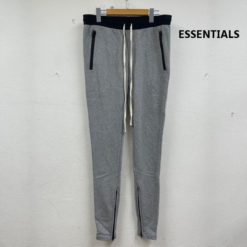 エッセンシャルズ ESSENTIALS パンツ ワークパンツ、ペインターパンツ Drawstring Pants Grey SIDE ZIP SWEAT PANTS スウェット パンツ S 灰 / グレー / gray メンズ USED 古着 中古 50156080