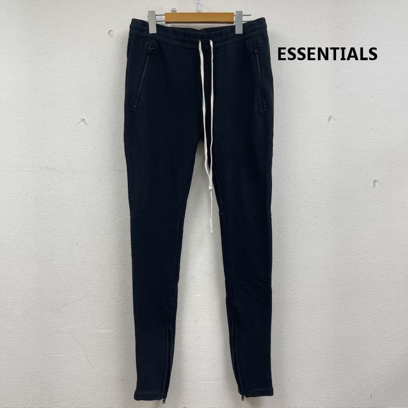 エッセンシャルズ ESSENTIALS パンツ ワークパンツ、ペインターパンツ Drawstring Pants SWEAT PANTS サイド ジップ パンツ S 黒 / ブラック / black メンズ USED 古着 中古 50156083