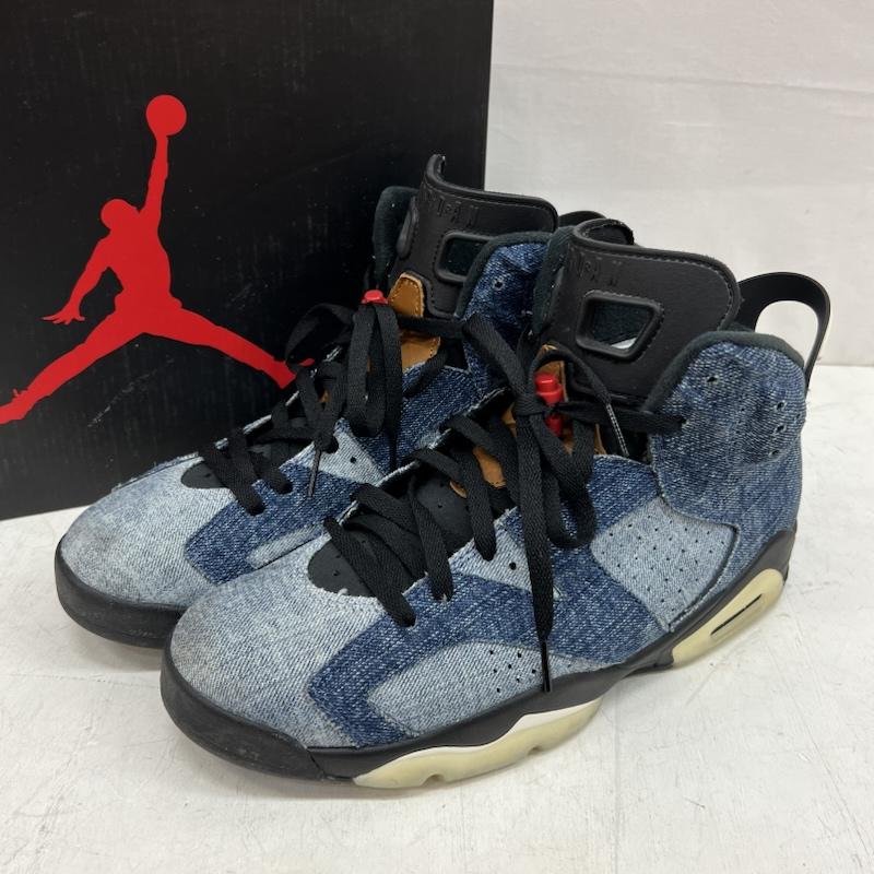 ナイキ NIKE スニーカー スニーカー AIR JORDAN 6 RETRO WASHED DENIM CT5350-401 エアジョーダン デニム 28.0cm メンズ USED 古着 中古 50156084