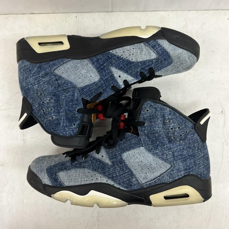 ナイキ NIKE スニーカー スニーカー AIR JORDAN 6 RETRO WASHED DENIM CT5350-401 エアジョーダン デニム 28.0cm メンズ USED 古着 中古 50156084