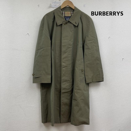 バーバリーズ BURBERRYS コート トレンチコート イングランド製 ノバチェック トレンチコート カーキ / カーキ / khaki メンズ USED 古着 中古 50156095