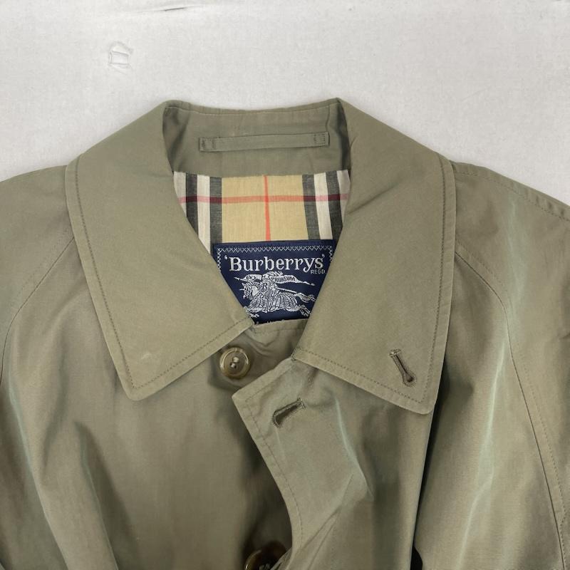 バーバリーズ BURBERRYS コート トレンチコート イングランド製 ノバチェック トレンチコート カーキ / カーキ / khaki メンズ USED 古着 中古 50156095