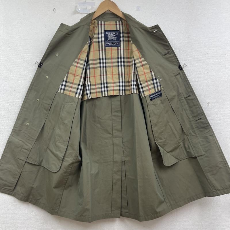 バーバリーズ BURBERRYS コート トレンチコート イングランド製 ノバチェック トレンチコート カーキ / カーキ / khaki メンズ USED 古着 中古 50156095
