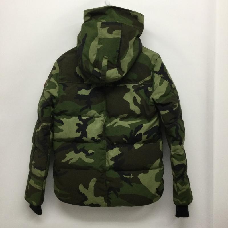 カナダグース CANADA GOOSE ジャケット、上着 ダウンジャケット カナダグース マクミランパーカ フュージョンフィット 3804MA 迷彩 XS カモフラージュ柄・迷彩 緑 / グリーン / green メンズ USED 古着 中古 50156111