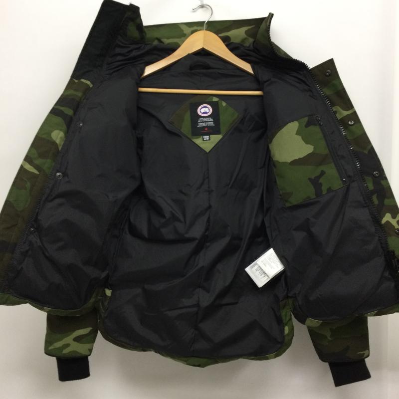 カナダグース CANADA GOOSE ジャケット、上着 ダウンジャケット カナダグース マクミランパーカ フュージョンフィット 3804MA 迷彩 XS カモフラージュ柄・迷彩 緑 / グリーン / green メンズ USED 古着 中古 50156111
