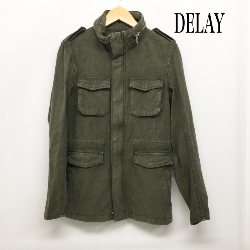 ディレイバイウィンアンドサンズ DELAYBYWIN&SONS ジャケット、上着 ジャンパー、ブルゾン DELAY by Win&Sons:M-65ジャケット DW18-JK-007 1 無地 カーキ / カーキ / khaki メンズ USED 古着 中古 50156114