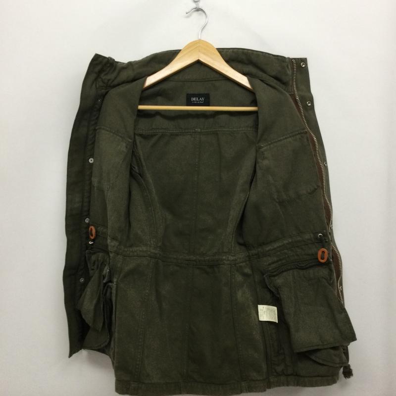 ディレイバイウィンアンドサンズ DELAYBYWIN&SONS ジャケット、上着 ジャンパー、ブルゾン DELAY by Win&Sons:M-65ジャケット DW18-JK-007 1 無地 カーキ / カーキ / khaki メンズ USED 古着 中古 50156114
