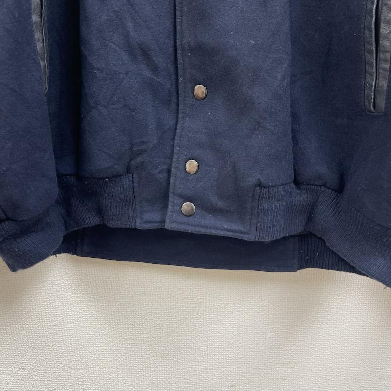 古着 USED ジャケット、上着 ジャンパー、ブルゾン PODIUM Coventry Fasteners 企業 ロゴ スタジアム ジャンパー 紺 / ネイビー / navy メンズ USED 古着 中古 50156116