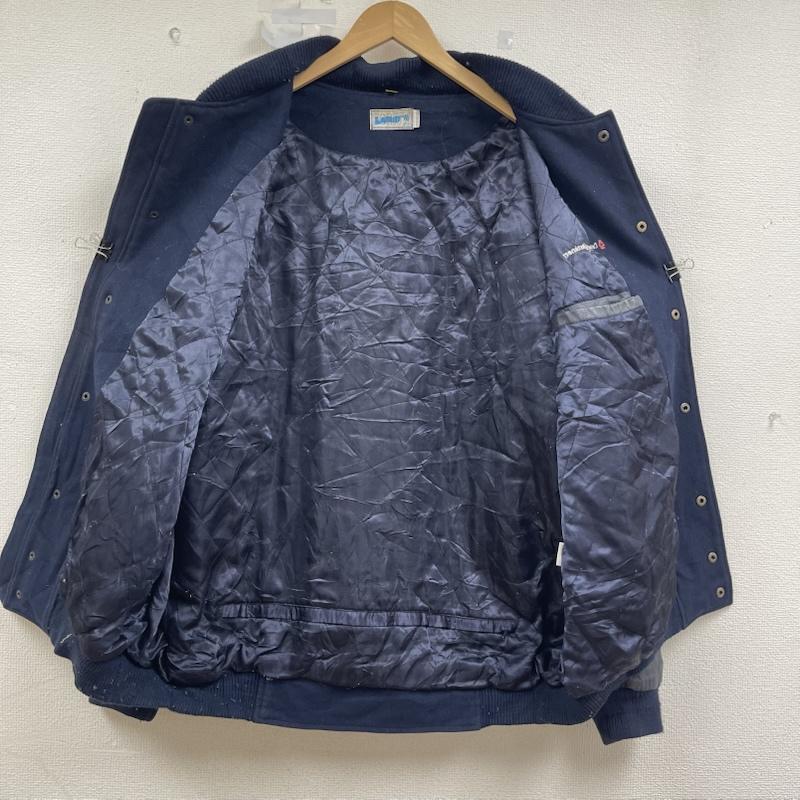 古着 USED ジャケット、上着 ジャンパー、ブルゾン PODIUM Coventry Fasteners 企業 ロゴ スタジアム ジャンパー 紺 / ネイビー / navy メンズ USED 古着 中古 50156116