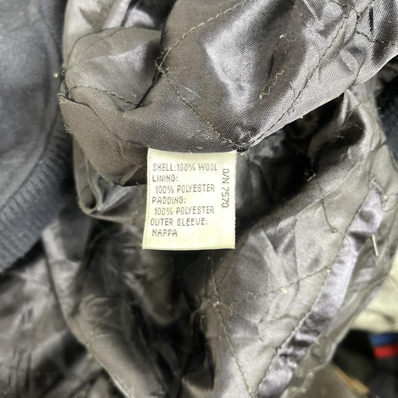 古着 USED ジャケット、上着 ジャンパー、ブルゾン PODIUM Coventry Fasteners 企業 ロゴ スタジアム ジャンパー 紺 / ネイビー / navy メンズ USED 古着 中古 50156116