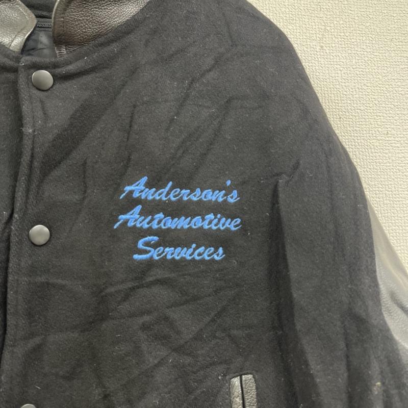 古着 USED ジャケット、上着 ジャンパー、ブルゾン Canada Sportswea Anderson s Automotive Services 刺繍 スタジャン M 黒 / ブラック / black メンズ USED 古着 中古 50156119