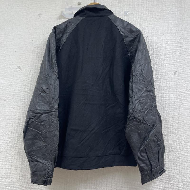 古着 USED ジャケット、上着 ジャンパー、ブルゾン STORMTECH 袖レザー 切り替え ロゴ 刺繍 スタジャン M 黒 / ブラック / black メンズ USED 古着 中古 50156120