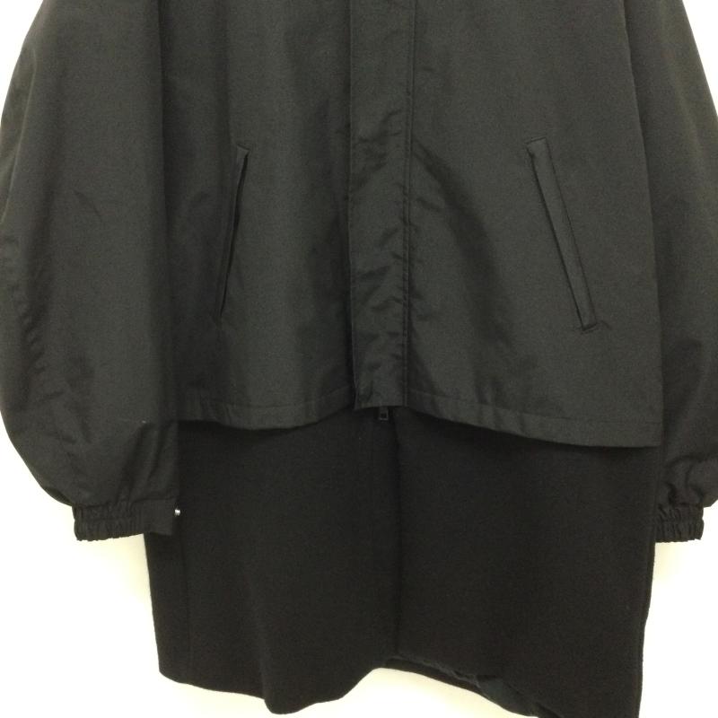 古着 USED ジャケット、上着 ジャンパー、ブルゾン mister gentleman MGP-OT23 ミスタージェントルマン レイヤードマウンテンパーカー S 無地 黒 / ブラック / black メンズ USED 古着 中古 50156122