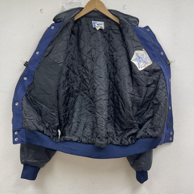 古着 USED ジャケット、上着 ジャンパー、ブルゾン Totem Sportswear Blue Star ロゴ 刺繍 スタジャン 青 / ブルー / blue メンズ USED 古着 中古 50156128